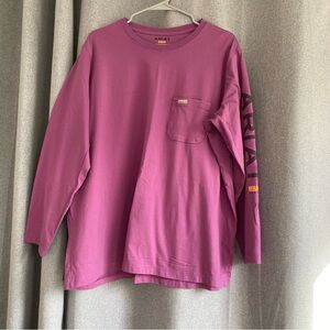 Ariat Rebar Purple Long Sleeve T-Shirt 2X